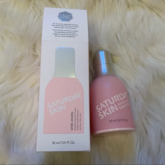 Saturday Skin Wide Awake Brightening Eye Cream & Rise + Shine Gentle Cleanser
